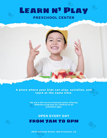 Kids‘ Learning Center Printables