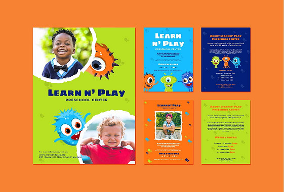 Kids' Learning Center Printables