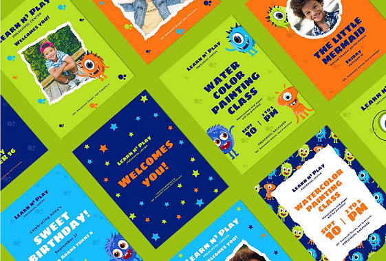 Kids' Learning Center Printables