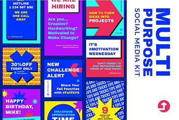 Multipurpose Social Media Kit