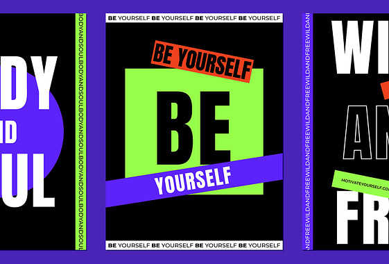 Kit d՛impression de la typographie géométrique