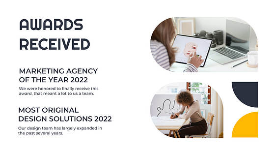 年間事業報告書のスライド