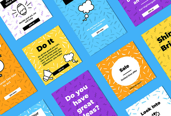 Patterned Background Announcements