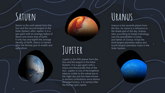 Sonnensystem Lehrfolien