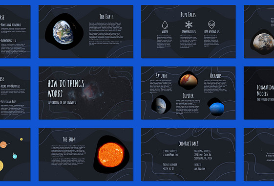 Sonnensystem Lehrfolien