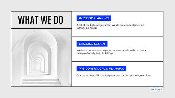 Architectural Portfolio Slides