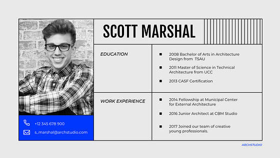 Architectural Portfolio Slides