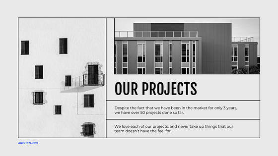 Architectural Portfolio Slides