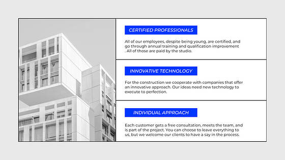 Architectural Portfolio Slides