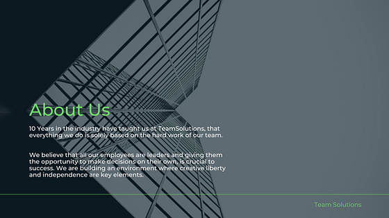 Team Assessment Slide Deck