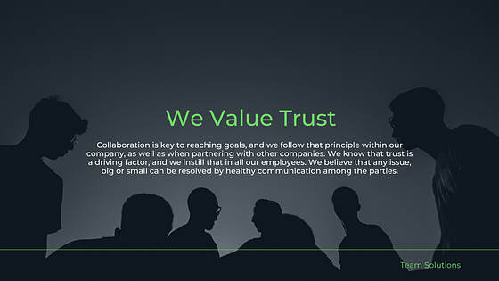 Team Assessment Slide Deck