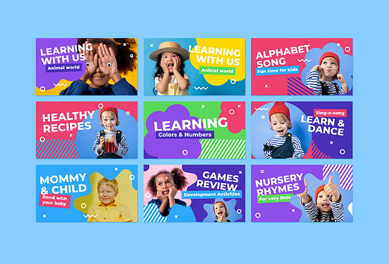 Kids Vlog Promotion Set