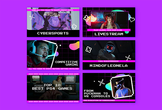 Gaming Video Thumbnail Variety