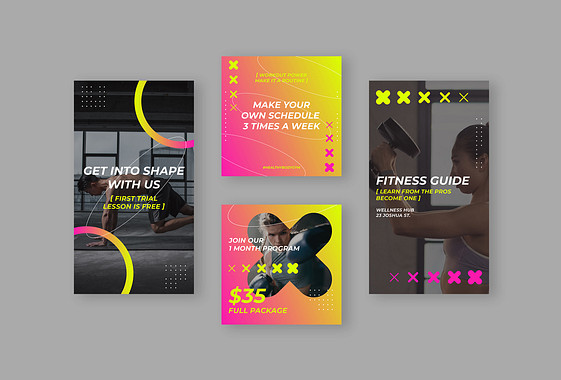 Güçlü Fitness Kapak Fotoğrafı Paketi