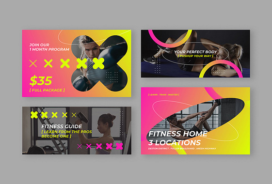 Güçlü Fitness Kapak Fotoğrafı Paketi