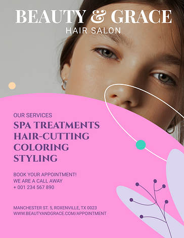 Delicate Spa Salon Printables