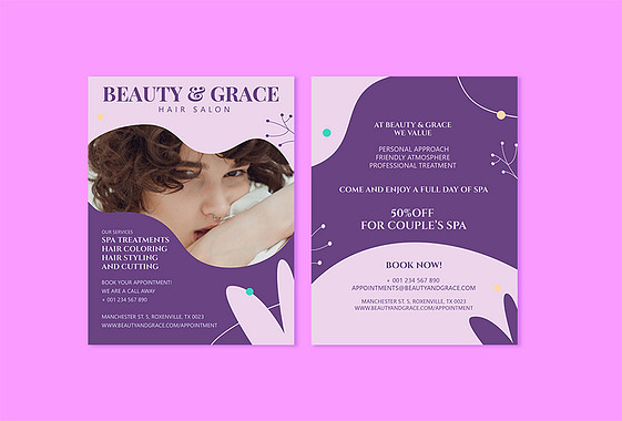 Delicate Spa Salon Printables