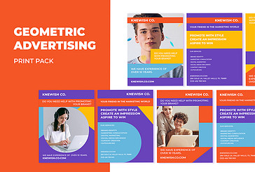 Geometric Advertising Print Pack