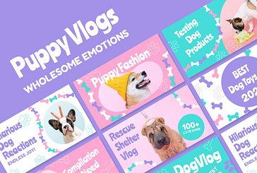 Puppy Vlogs Promo Pack