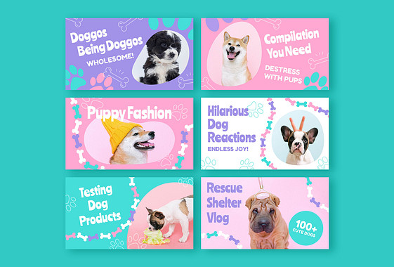 Puppy Vlogs Promo Pack