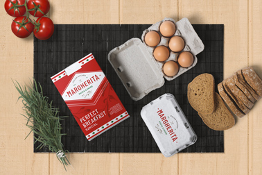 Egg Packs, Food Package, Tomatoes, and Bread