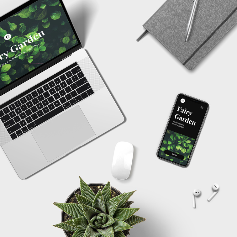 Modern Workspace with Apple Devices