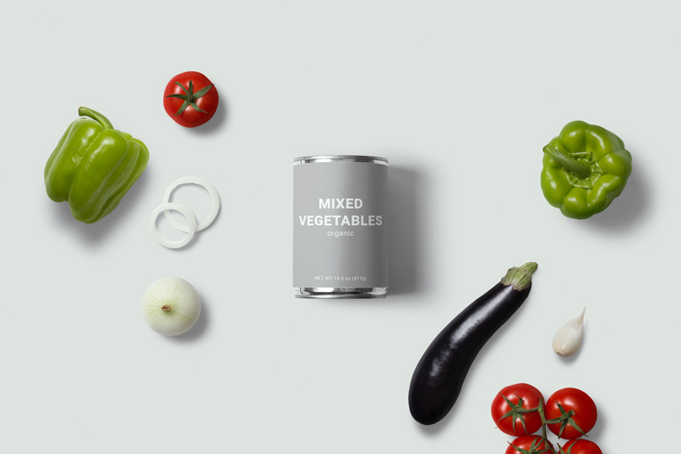 Canned Food with Vegetables