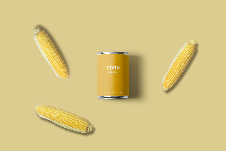 Canned Food with Corns
