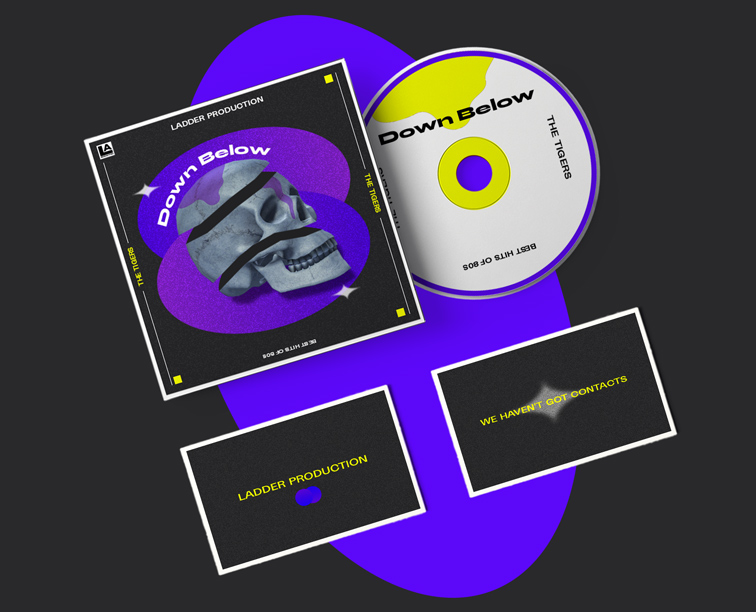 Compact Disc with its Case and Business Cards