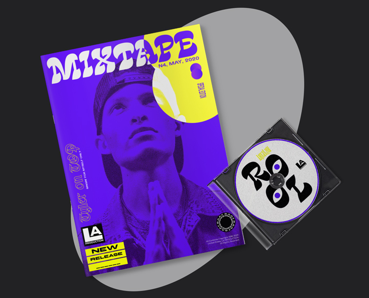 Magazine with a Compact Disc