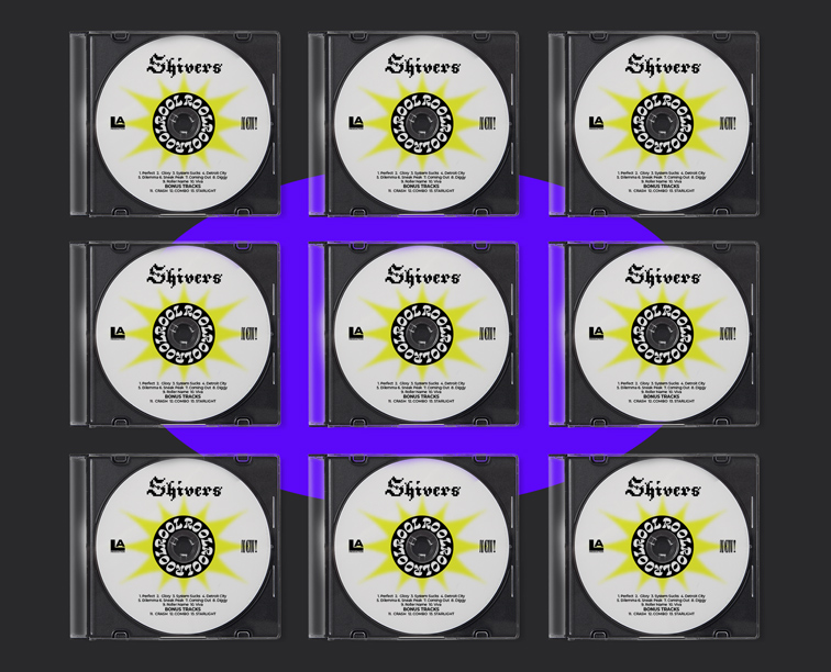 Multiple Compact Discs with Transparent Cases