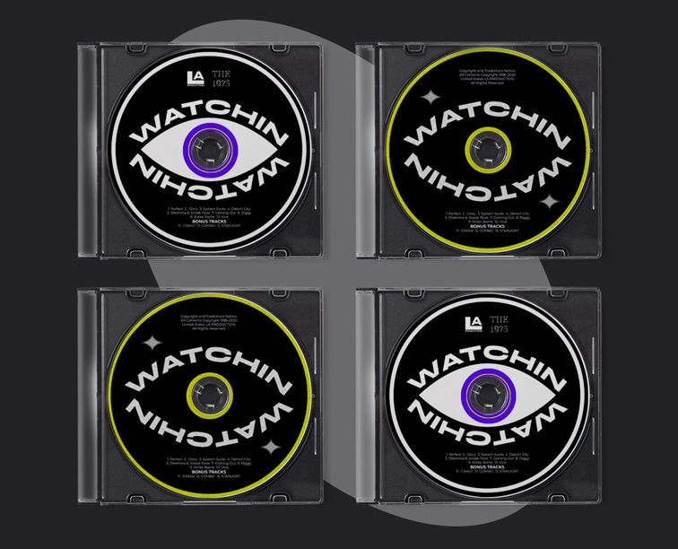 Four Compact Discs with Transparent Cases