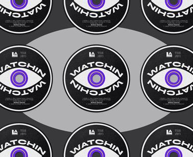 Multiple Compact Discs on an Abstract Background