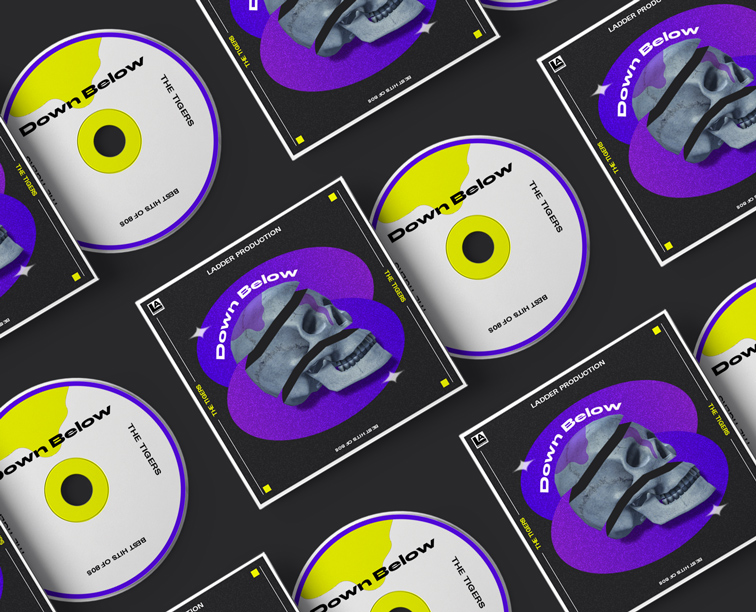 Zoomed Compact Discs with Cases