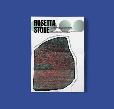 Постер Вид сверху на Синем Фоне