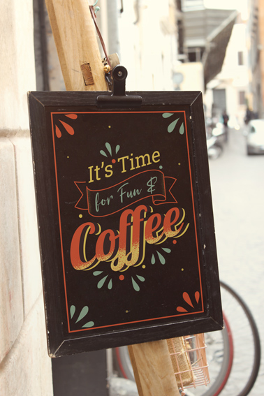 Vintage Outdoor Menu Signboard