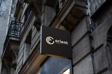 Square Wall-Mounted Store Sign