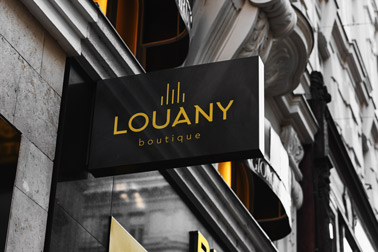 Horizontal Signboard on a Wall