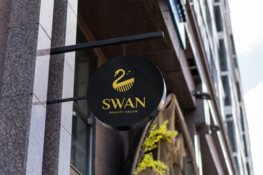 Hanging Round Store Sign