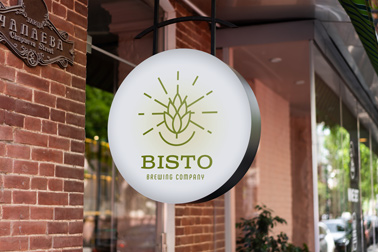 Hanging Round Urban Signage