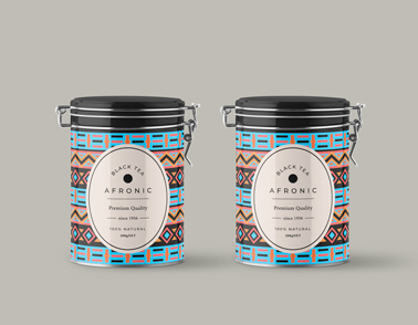 Two Coffee and Tea Canisters