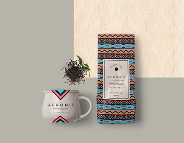 Coffee or Tea Bag With a Mug