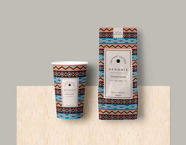 Coffee or Tea Bag With a Paper Cup