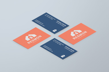 Horizontal and Vertical Business Cards