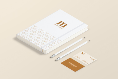 Sketchbook, Business Cards, and Pencils