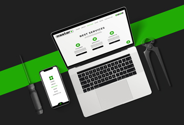 MacBook y iPhone junto a herramientas de reparación