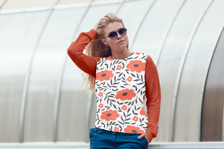 Girl Enjoying the Breeze