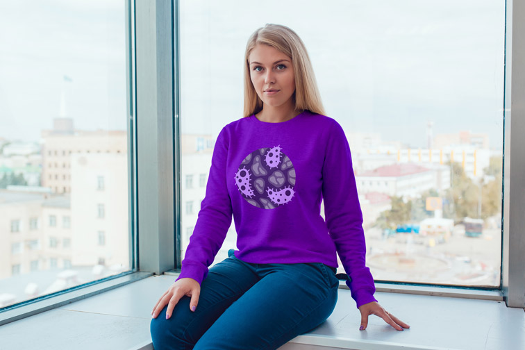 Girl Sitting on the Windowsill