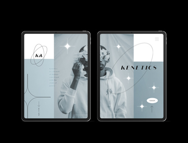 Deux iPad Pros sur un fond noir