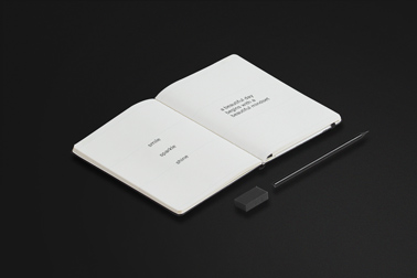 Open Sketchbook with a Pencil and an Eraser